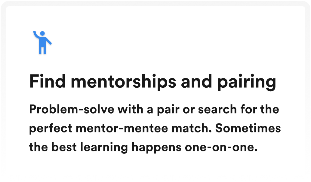 skill exchange mentorship