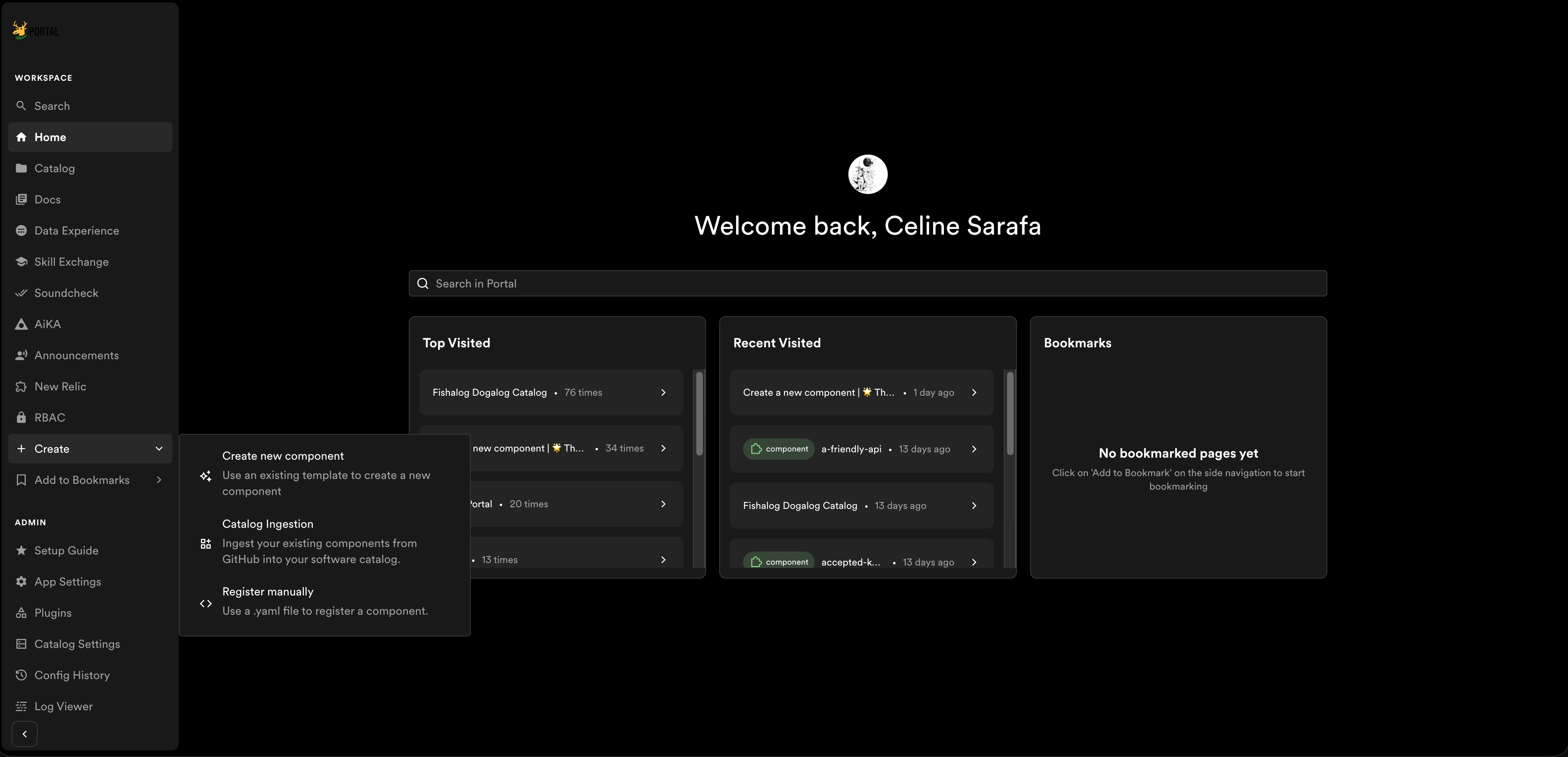 Catalog Builder Sidebar