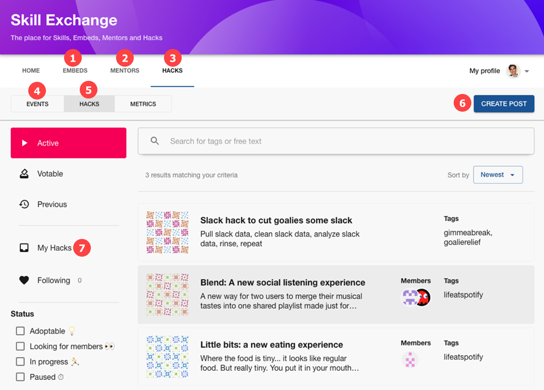 Hacks Page