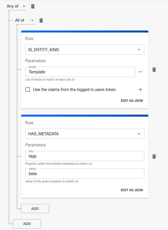 Software Templates - Architects - Completed Permission Decision