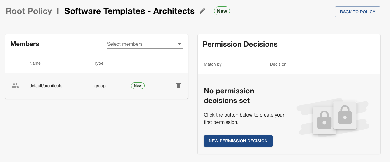 Software Templates - Architects Role