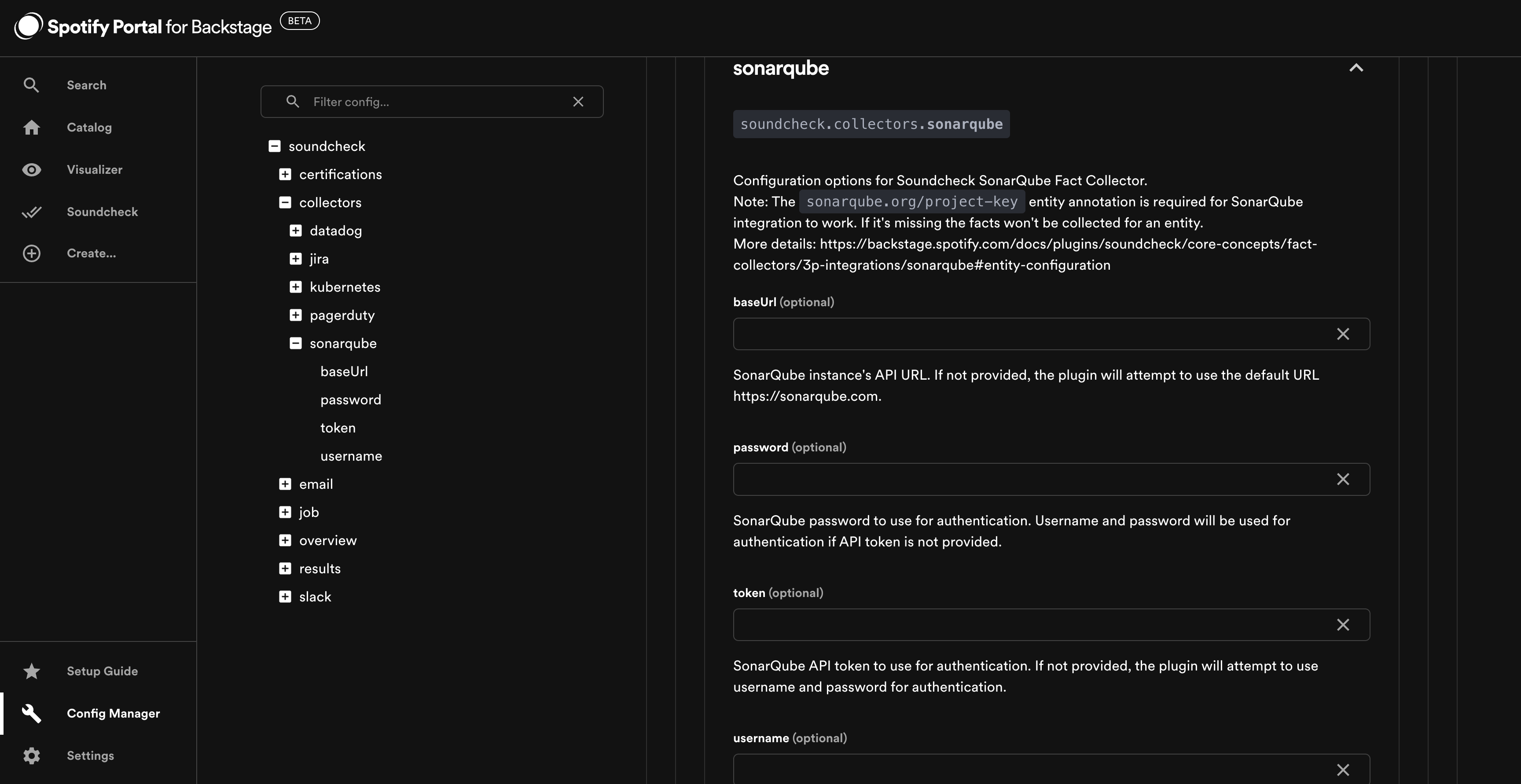 Soundcheck - SonarQube Integration Authorization