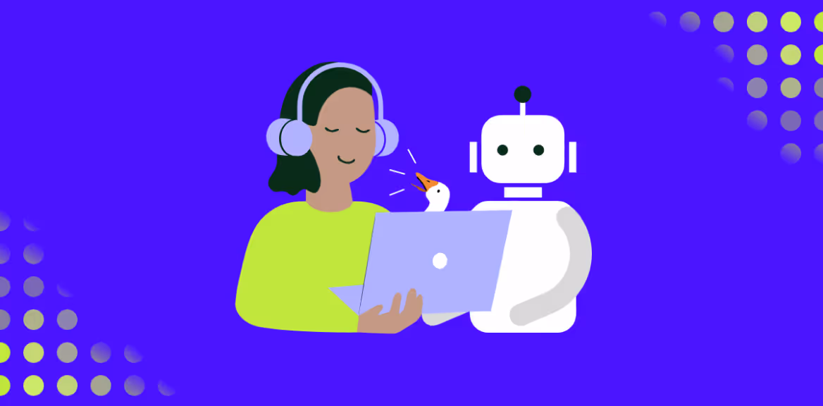 Illustration of an engineer working with Honk